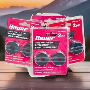 (4) 10 Ft. 0.065 In. Replacement String Trimmer Line Harbor Freight Bauer 19115C